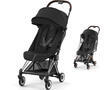 Kočárek CYBEX Coya Chrome 2024 + ZDARMA Originální pláštěnka, sepia black - 1/7