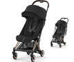 Kočárek CYBEX Coya Rosegold 2024 + ZDARMA: Originální pláštěnka, sepia black - 1/7