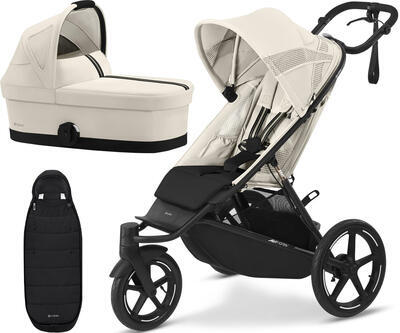 Kočárek CYBEX Avi Spin 2025 včetně korby a adaptéru + ZDARMA Originální fusak, seashell beige - 1