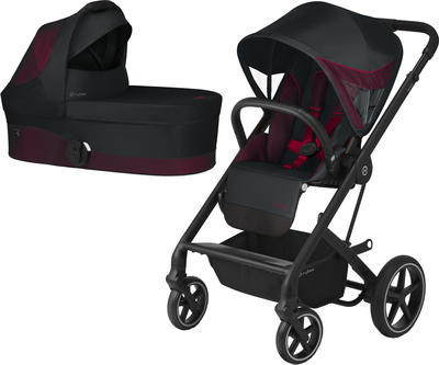 Kočárek CYBEX Balios S Lux Ferrari Gold Line 2022 včetně korby, victory black - 1