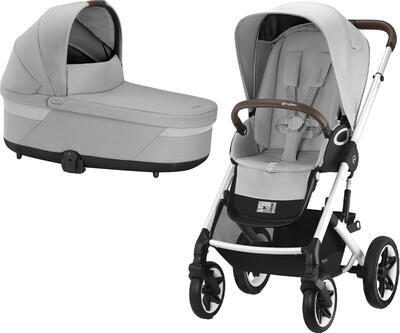 Kočárek CYBEX Talos S Lux 2024 včetně korby, lava grey (silver frame) - 1