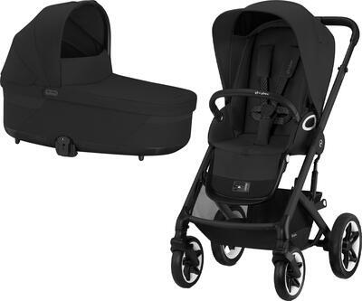 Kočárek CYBEX Talos S Lux 2024 včetně korby, moon black (black frame) - 1