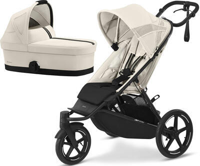 Kočárek CYBEX Avi Spin 2024 včetně korby a adaptéru, seashell beige - 1