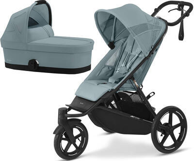 Kočárek CYBEX Avi Spin 2024 včetně korby a adaptéru, stormy blue - 1