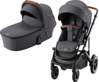 Kočárek BRITAX RÖMER Set Smile 5Z 2025 + hluboká korba, midnight grey - 1