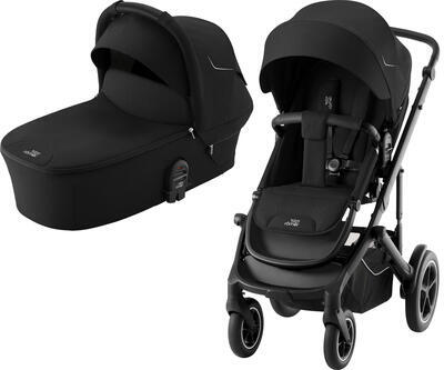 Kočárek BRITAX RÖMER Set Smile 5Z 2025 + hluboká korba, space black - 1