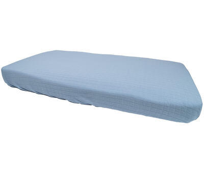 Prostěradlo LODGER Slumber Solid do kolébky 40x80 cm 2024, blue fogg - 1