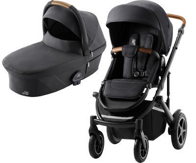 Kočárek BRITAX Smile 4 2023 + hluboká korba, fossil grey - 1