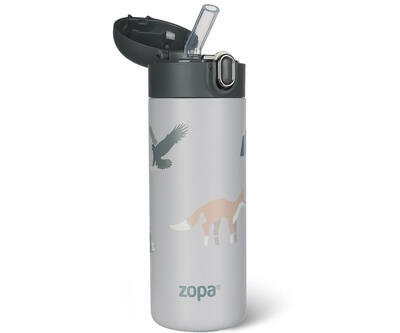 Termoska na tekutiny ZOPA s pítkem 400 ml 2024, mountains - 1