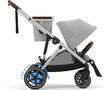 Kočárek CYBEX e-Gazelle S 2024, stone grey (silver frame) - 1/7