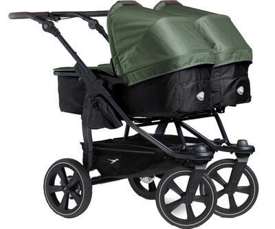 Kočárek TFK Duo2 Frame Air Chamber Wheel Carrycot duo2 Combi 2024, olive - 1