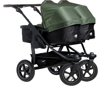 Kočárek TFK Duo2 Frame Air Wheel Carrycot duo2 Combi 2024, olive - 1