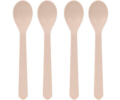 Dětské lžičky LÄSSIG Spoon Set Geo 2023, powder pink  - 1