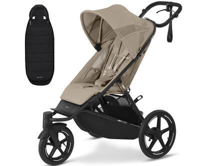 Kočárek CYBEX Avi Spin 2025 + ZDARMA Originální fusak, almond beige - 1