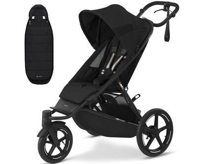 Kočárek CYBEX Avi Spin 2025 + ZDARMA Originální fusak, moon black - 1