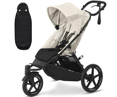 Kočárek CYBEX Avi Spin 2025 + ZDARMA Originální fusak, seashell beige - 1