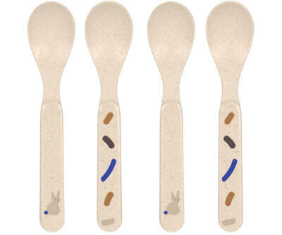 Dětské lžičky LÄSSIG Spoon Set PP/Cellulose 2024, little mateys royal blue - 1