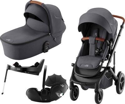 Kočárek BRITAX RÖMER Set Smile 5Z 2025 + hluboká korba + autosedačka Baby-Safe PRO + Vario Base 5Z Classic - 1