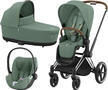 Kočárek CYBEX Set Priam Chrome Brown Seat Pack 2024 včetně Cloud T i-Size PLUS, leaf green - 1/7