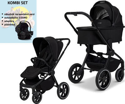 Kočárek MOON Resea+ KOMBI 2025, onyx black - 1