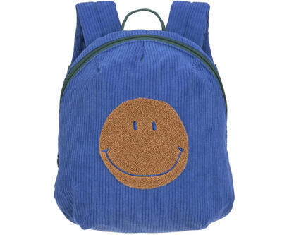 Dětský batoh LÄSSIG Tiny Backpack Cord Little Gang Smile 2024, blue - 1