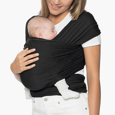 Šátek ERGOBABY Aura Wrap 2024, pure black