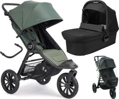 Kočárek BABY JOGGER City Elite 2 2024 včetně korby + DÁRKY, briar green - 1