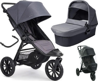 Kočárek BABY JOGGER City Elite 2 2024 včetně korby + DÁRKY, stone grey - 1