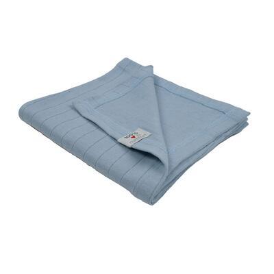 Multifunkční osuška LODGER Swaddler Solid 70x70 cm 1 ks 2024, blue fogg - 2