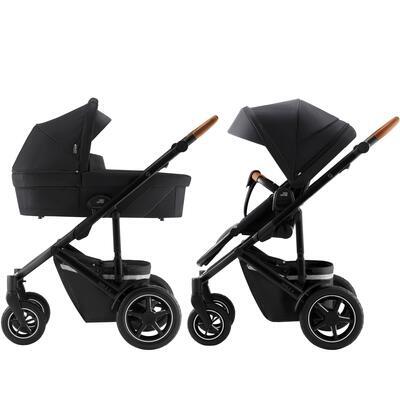 Kočárek BRITAX Smile 4 2023 + hluboká korba, fossil grey - 2