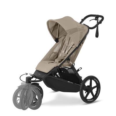 Kočárek CYBEX Avi Spin 2025 + ZDARMA Originální fusak, almond beige - 2