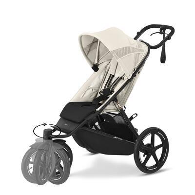 Kočárek CYBEX Avi Spin 2024 včetně korby a adaptéru, seashell beige - 2