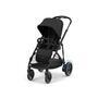 Kočárek CYBEX e-Gazelle S 2025, moon black (black frame) - 2/7