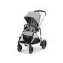 Kočárek CYBEX e-Gazelle S 2024, stone grey (silver frame) - 2/7