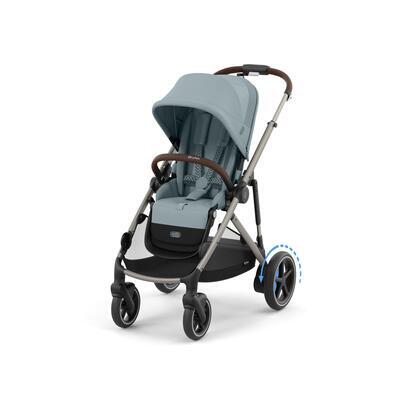 Kočárek CYBEX e-Gazelle S 2024 včetně korby, stormy blue (taupe frame)  - 2