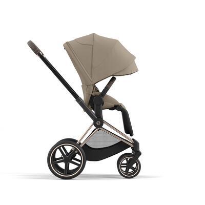 Kočárek CYBEX Priam Matt Black Seat Pack 2024, cozy beige - 2