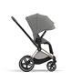 Kočárek CYBEX Priam Matt Black Seat Pack 2024, mirage grey - 2/7