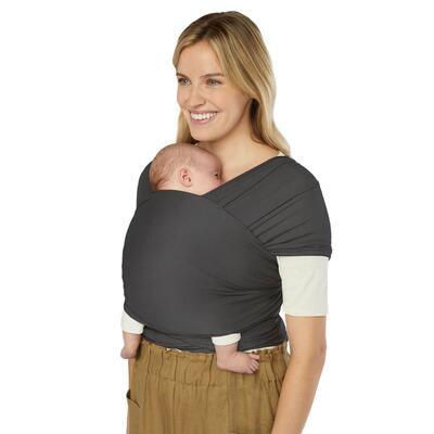 Šátek ERGOBABY Aura Sustainably Sourced Knit Baby Wrap 2024, soft black - 2