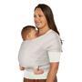 Šátek ERGOBABY Aura Sustainably Sourced Mesh Baby Wrap 2024, soft grey - 2/2