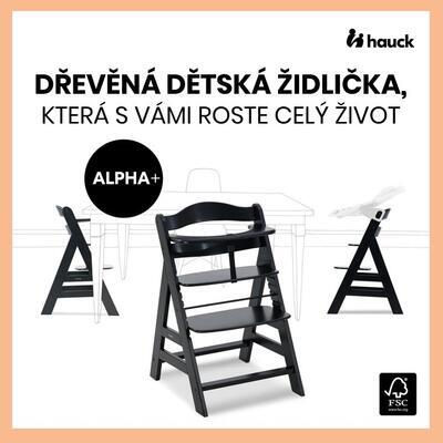 Dřevěná jídelní židle HAUCK Alpha+ 2024, black - 2