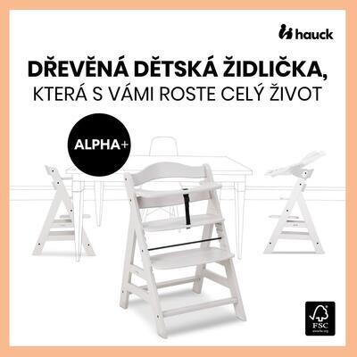 Dřevěná jídelní židle HAUCK Alpha+ 2024, creme - 2