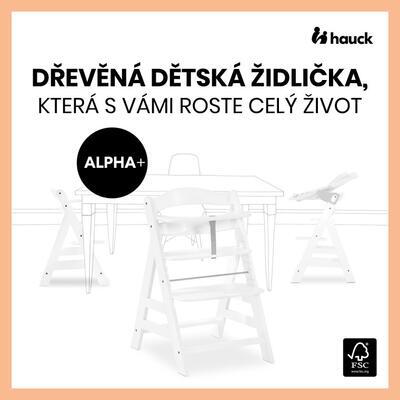 Dřevěná jídelní židle HAUCK Alpha+ 2024, white - 2