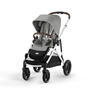 Kočárek CYBEX Gazelle S 2025, stone grey (silver frame) - 2