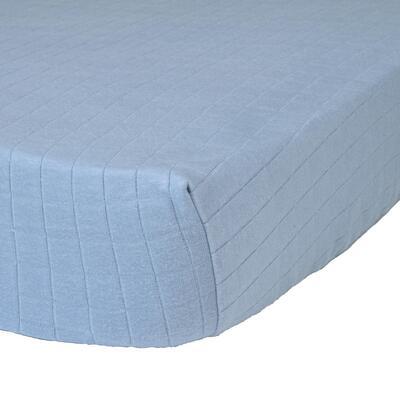 Prostěradlo LODGER Slumber Solid do kolébky 40x80 cm 2024, blue fogg - 3