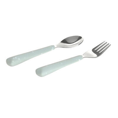 Dětský příbor LÄSSIG Cutlery with Silicone Handle 2pcs 2024, blue - 3