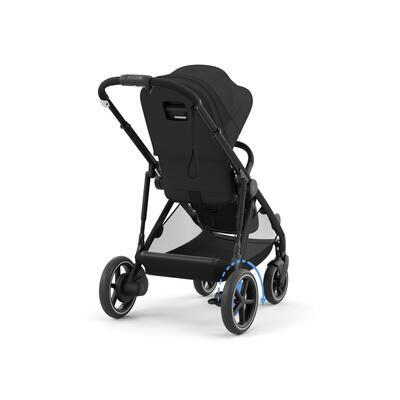 Kočárek CYBEX e-Gazelle S 2025, moon black (black frame) - 3