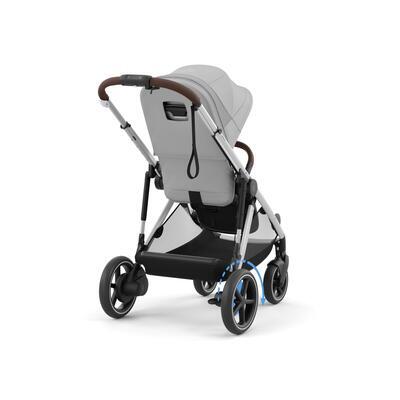 Kočárek CYBEX e-Gazelle S 2024, stone grey (silver frame) - 3