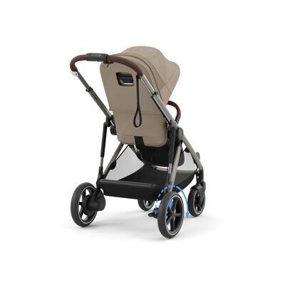 Kočárek CYBEX e-Gazelle S 2025 včetně korby, almond beige (taupe frame) - 3