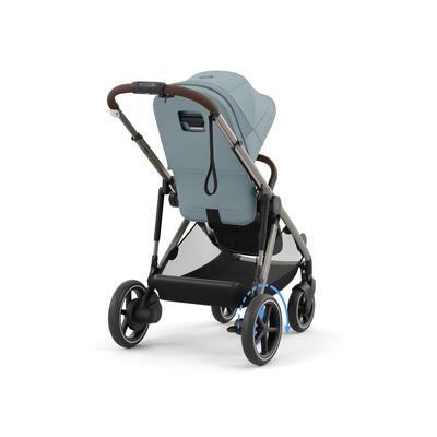 Kočárek CYBEX e-Gazelle S 2024 včetně korby, stormy blue (taupe frame)  - 3