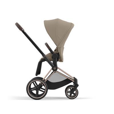 Kočárek CYBEX Priam Matt Black Seat Pack 2024 včetně korby, cozy beige - 3